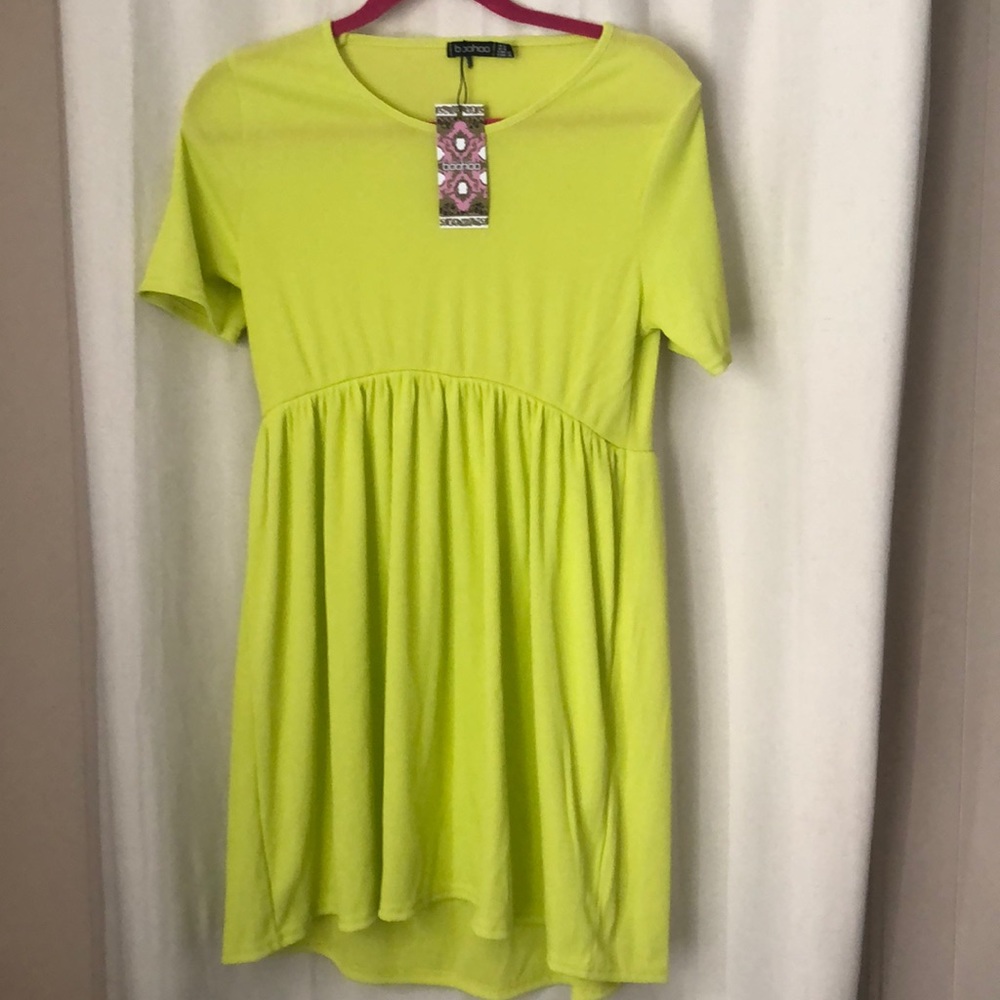 LIME DRESS - Picture 2 of 4